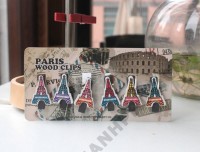 Kẹp gỗ Paris mini